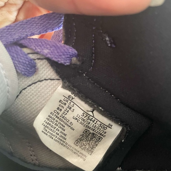 Jordan 1 court purple - Picture 5 of 6